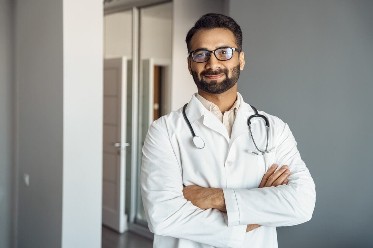 A doctor in a Brisbane medical practice